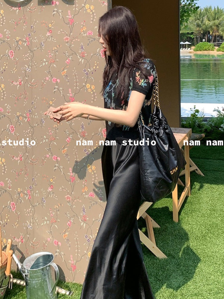 Draped Floor-Length Pants_BDHL7442