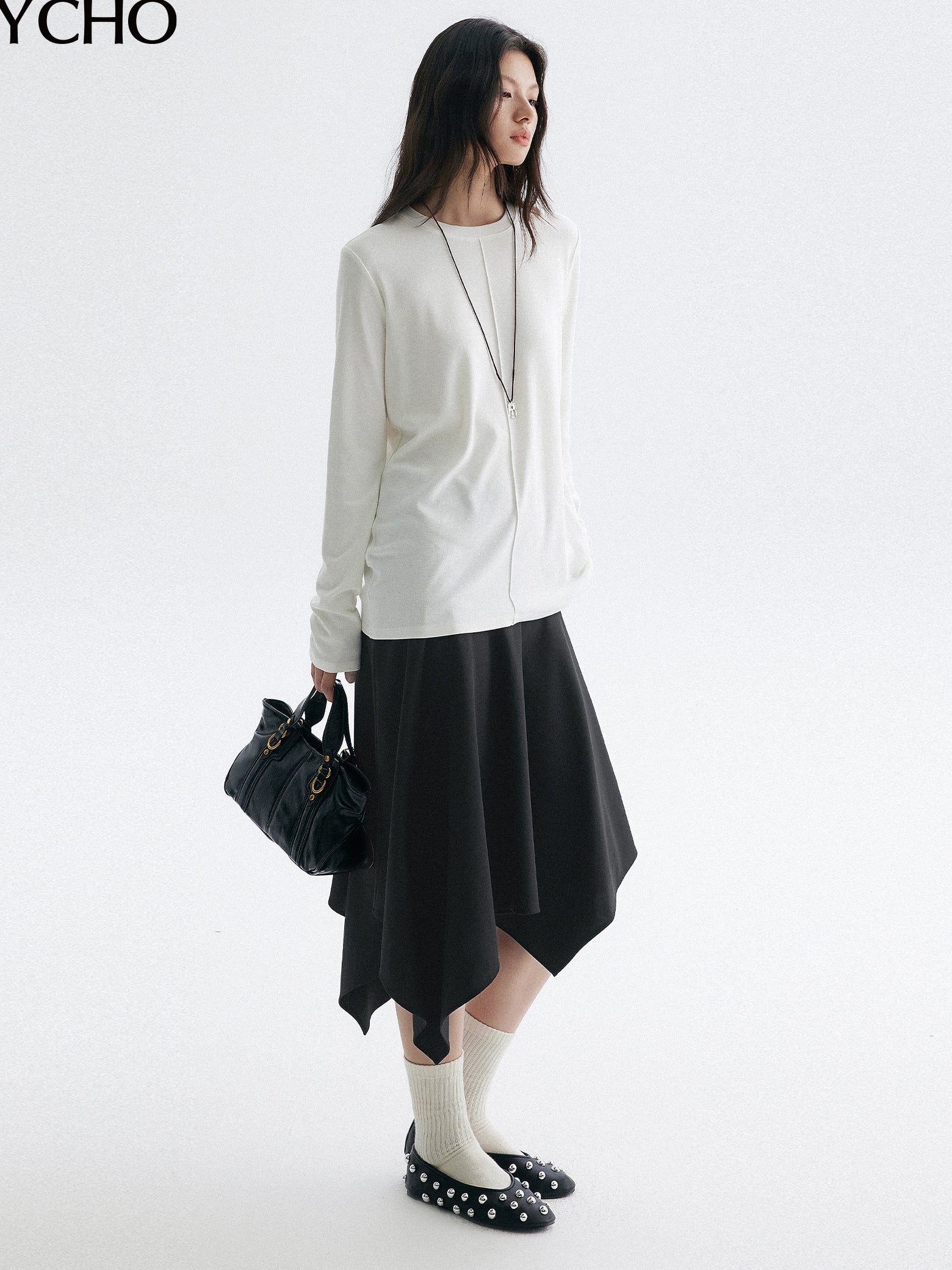 寬鬆白色上衣_BDHL7943