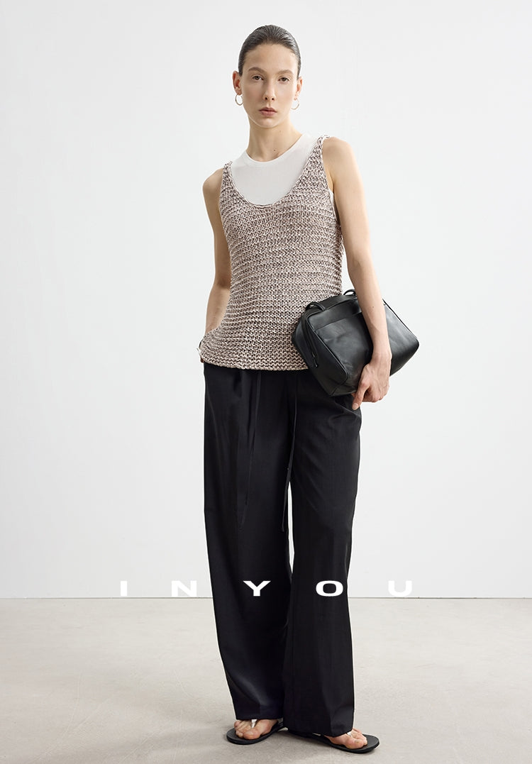 Layered Hollow Suspender Vest_BDHL7592