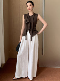 Lazy Linen Wide Leg Pants_BDHL6220