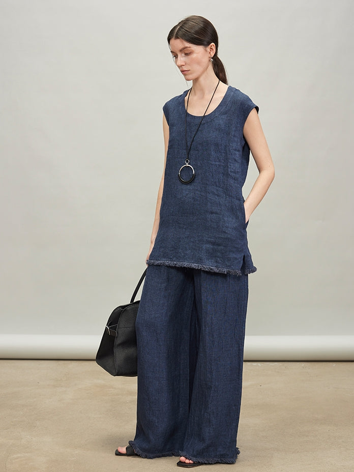Sleeveless Top Or Straight Pants_BDHL7340