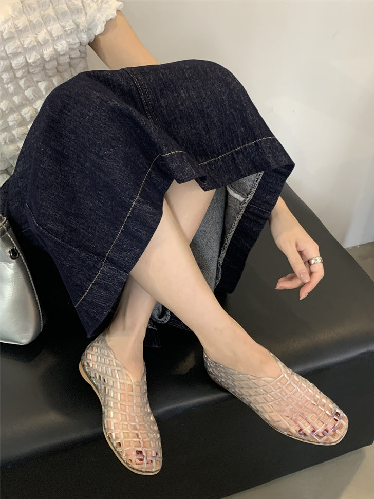 Flat Heel Mesh Shoes_BDHL7452