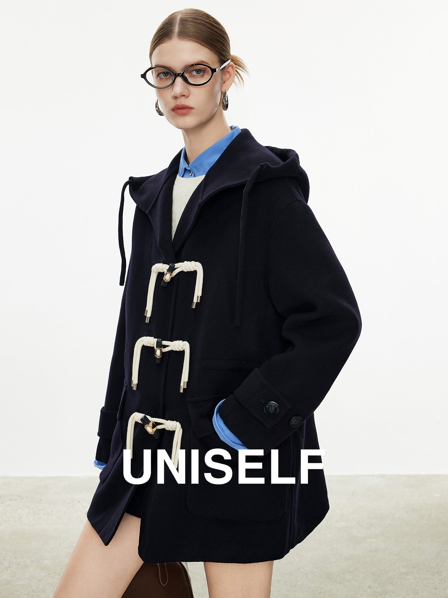 Simple Design Duffle Coat_BDHL7973