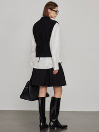 Half-Turtleneck Vest or Cardigan_BDHL6441