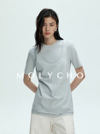 Two-Piece Short-Sleeved T-Shirt_BDHL7387