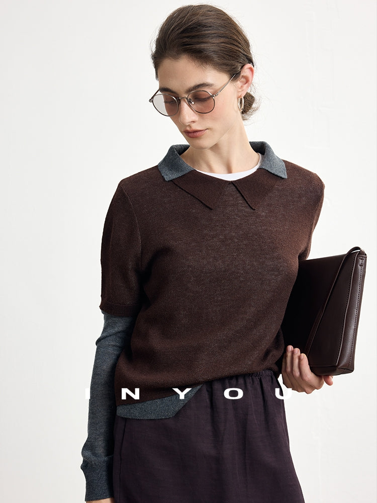 Two-Piece Style Knit Tops_BDHL7748
