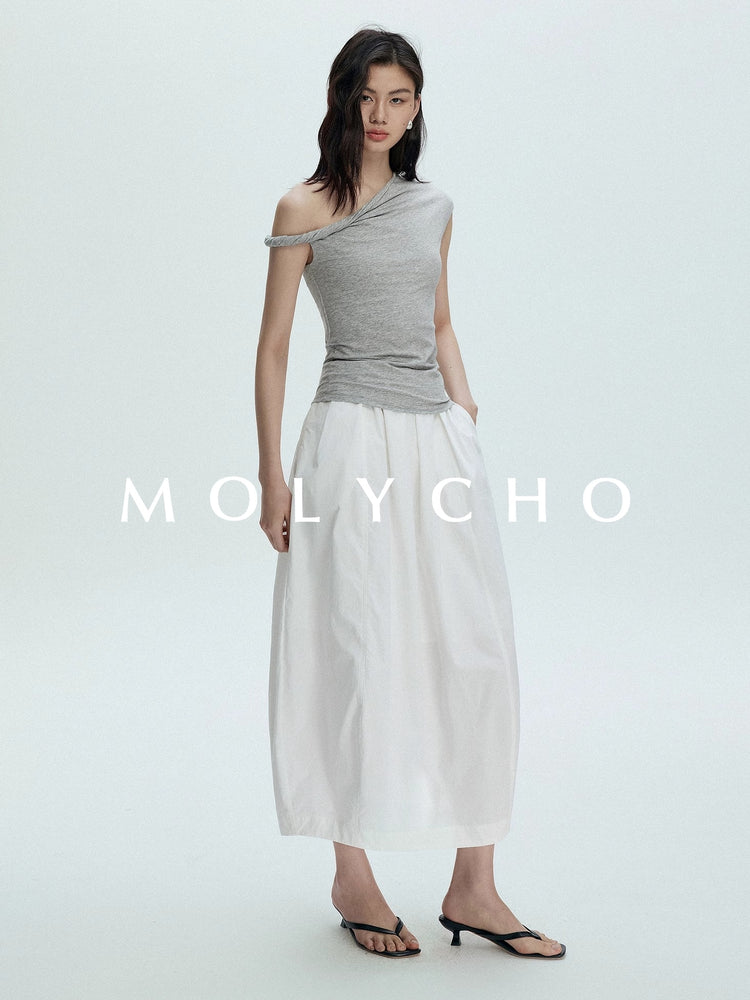Flower Bad Long Skirt_BDHL7386