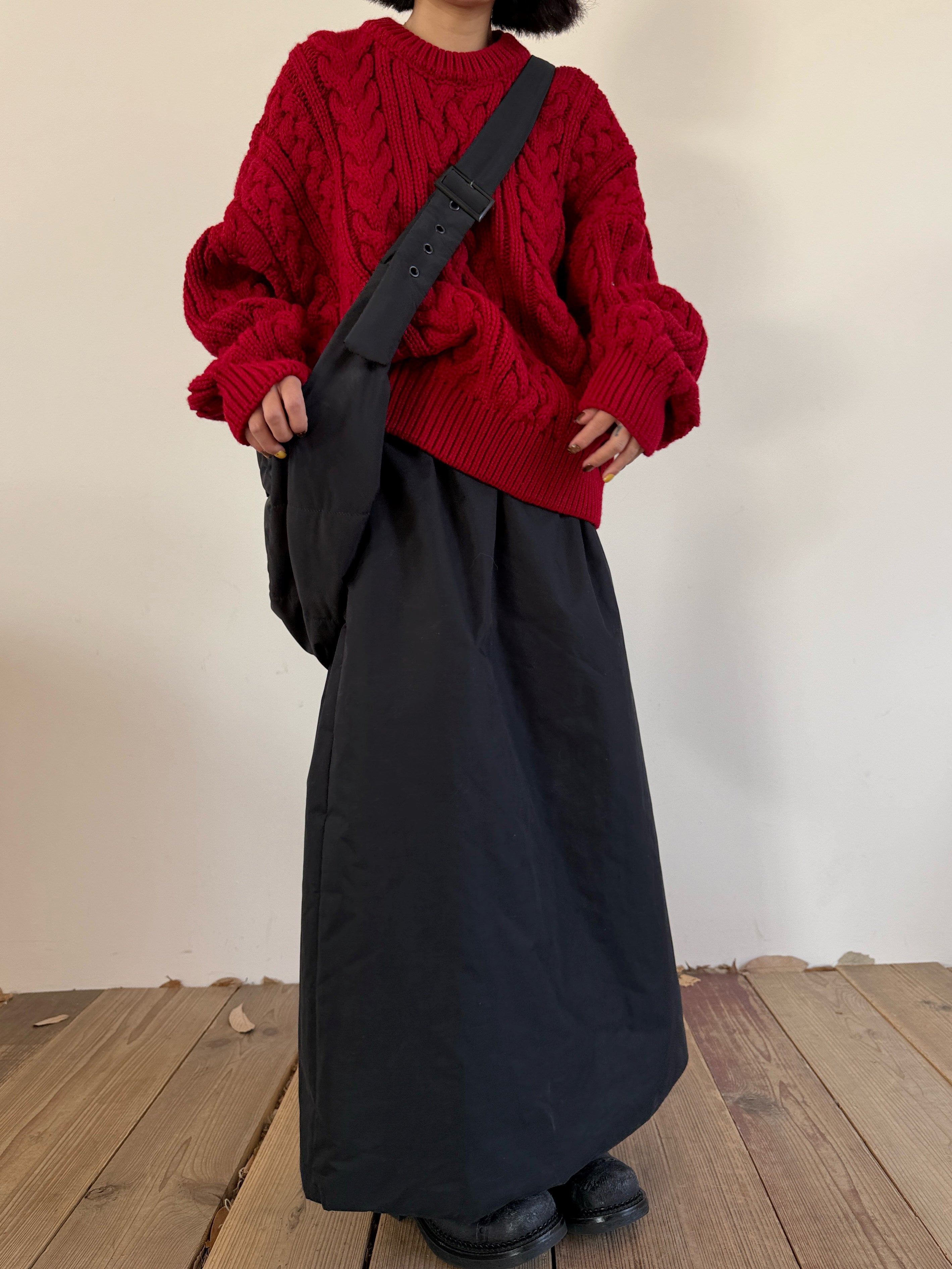 3D Cable Knit Sweater_BDHL8111