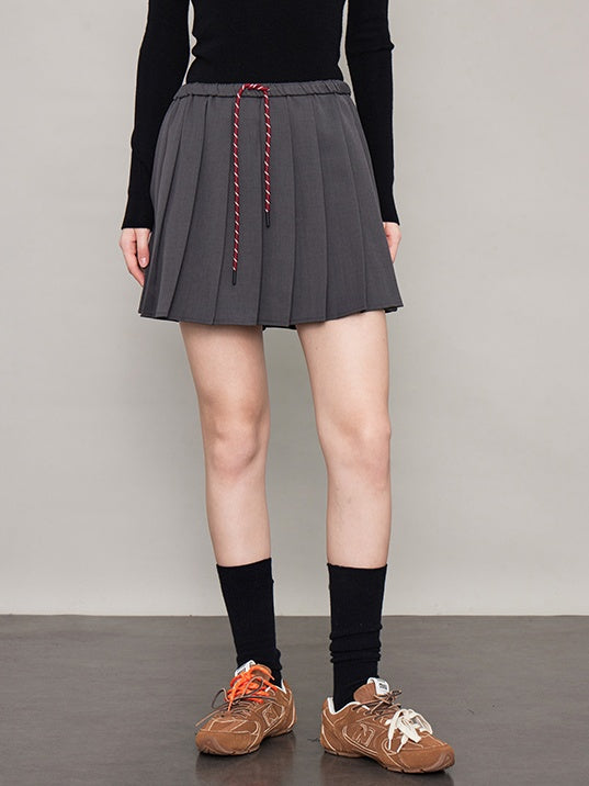 College String Pleated Skirt_BDHL6618