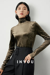 Light and warm turtleneck top_BDHL5284 