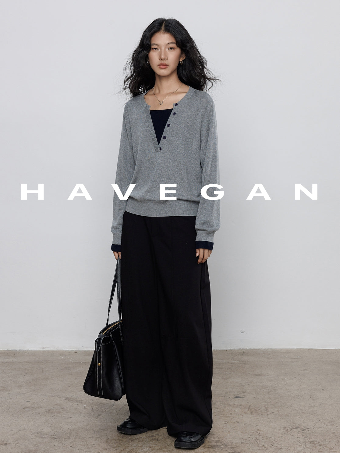 Two-Piece Style Relaxed-Fit Tops_BDHL7781