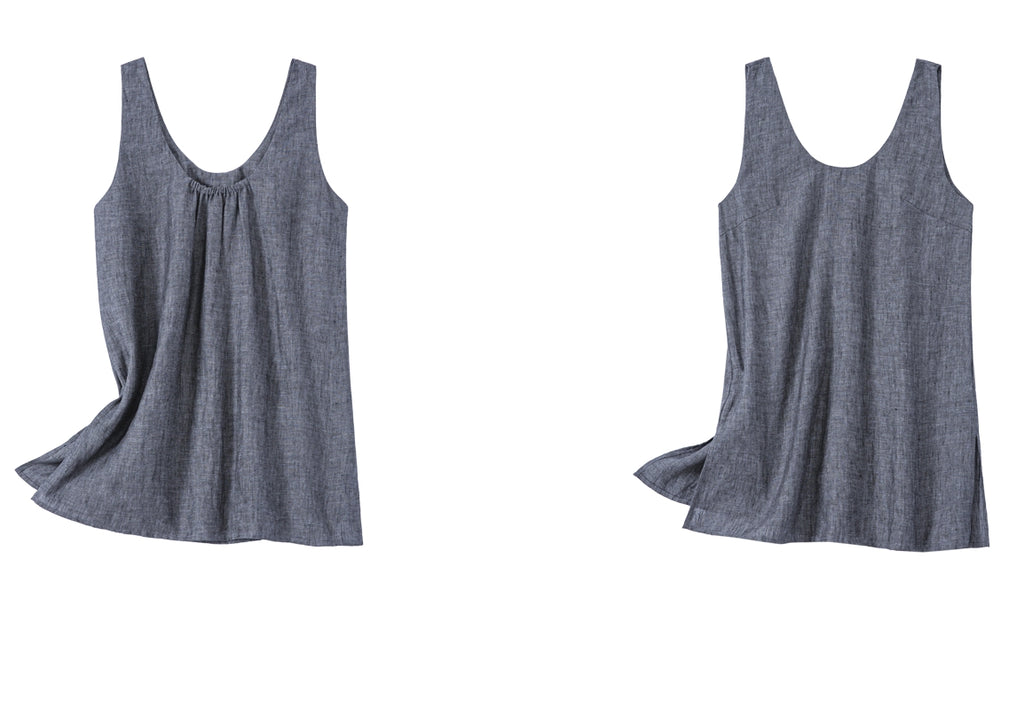 Loose Sleeveless Top Or Pants_BDHL7616