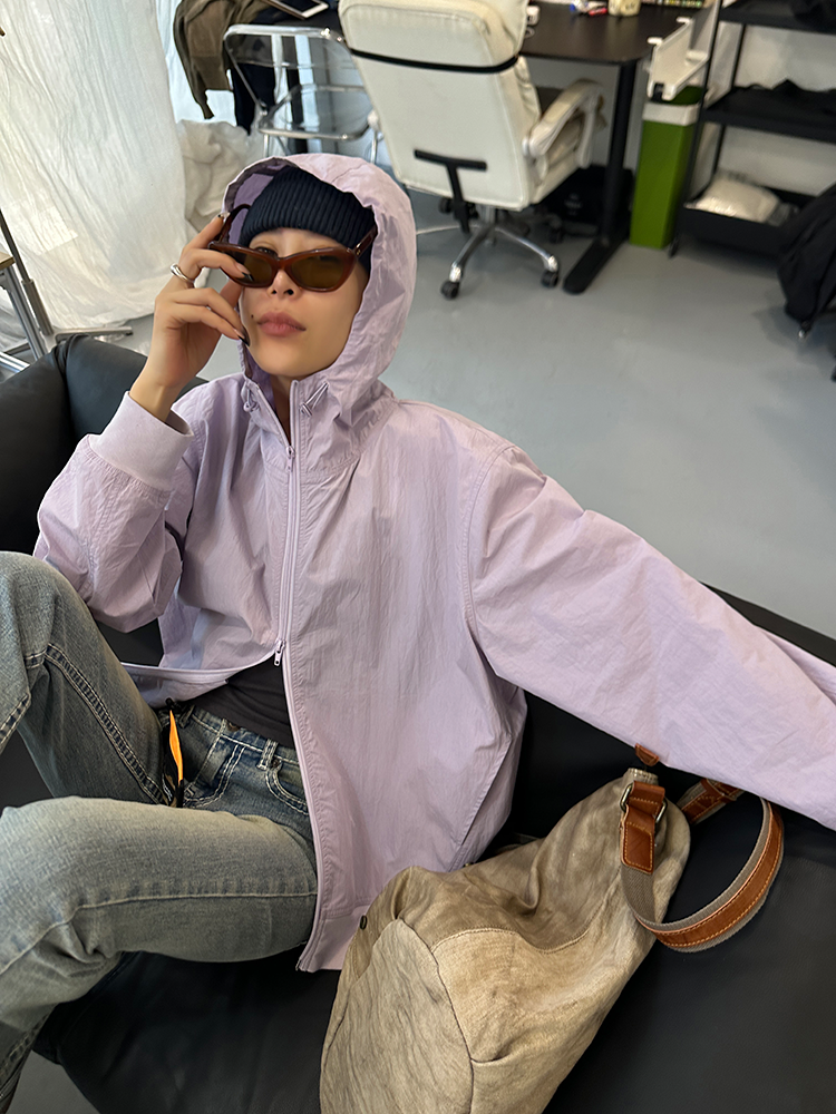 Hooded Loose Small Jacket_BDHL7166