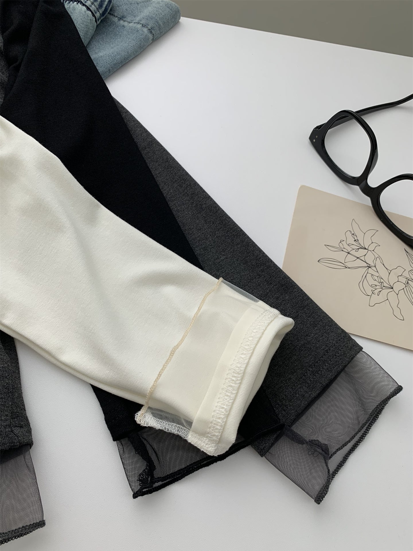 Mesh Round Neck Tops_BDHL8013