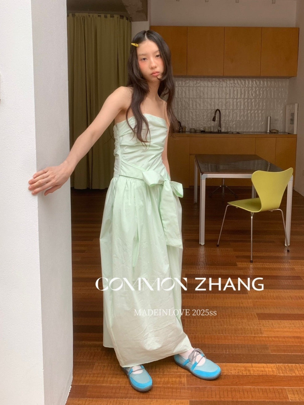 Ribbon A-Line Tube Top Dress_BDHL7565