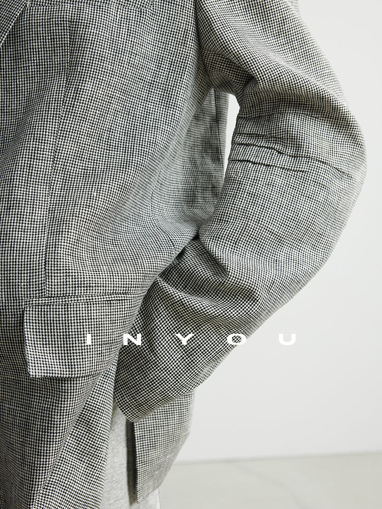 Staggered Lattice Suit Jacket_BDHL7173