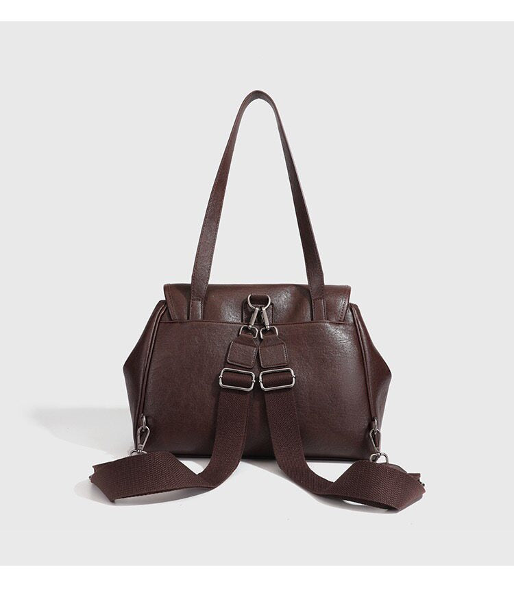 Retro Plant-Tanned Large Capacity 4WAY Backpack_BDHL8252