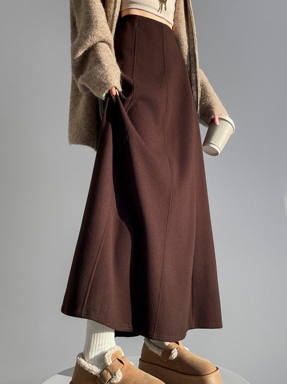 Slimming A-Line Maxi Skirt_BDHL8035