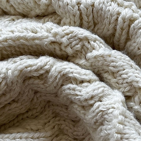 領口飾邊麻花針織開襟衫_BDHL8135