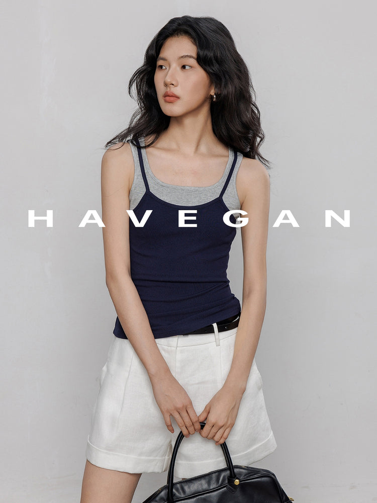 Faux Two-Piece Tops_BDHL7235