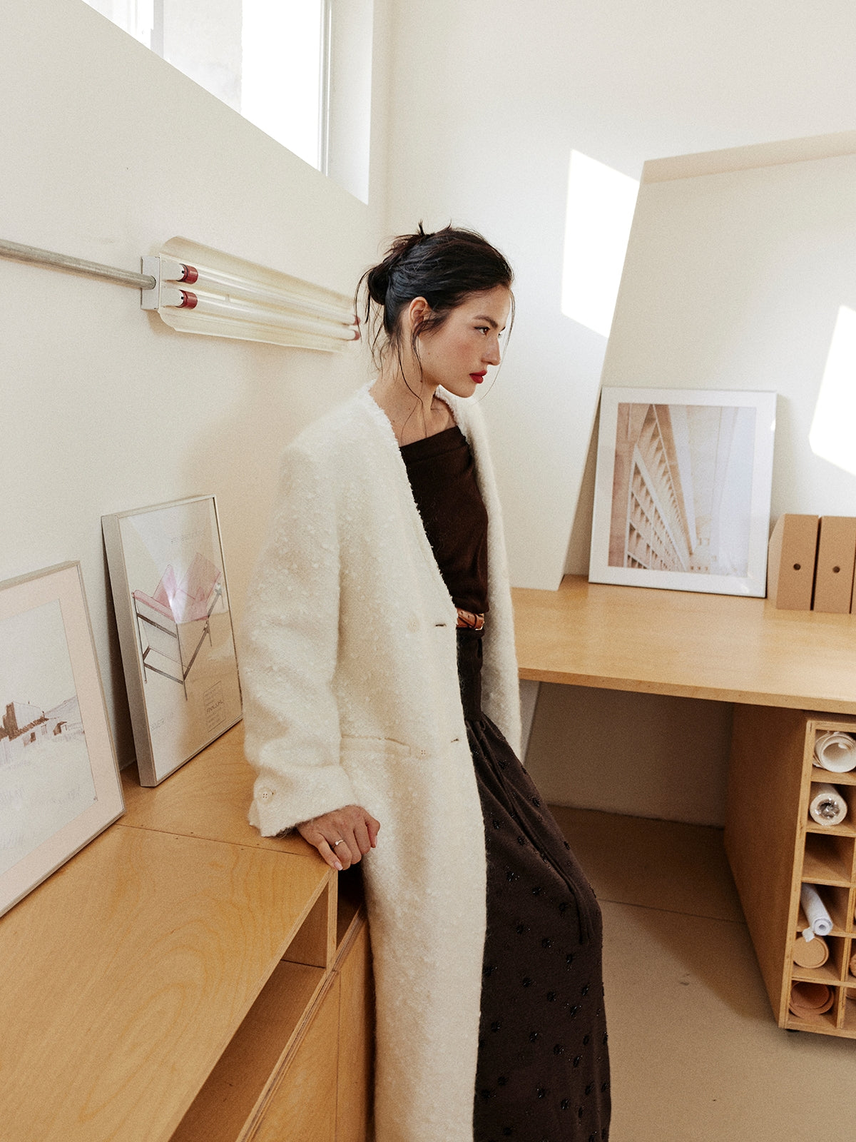 Asymmetrical One-Shoulder Knit Tops_BDHL7997