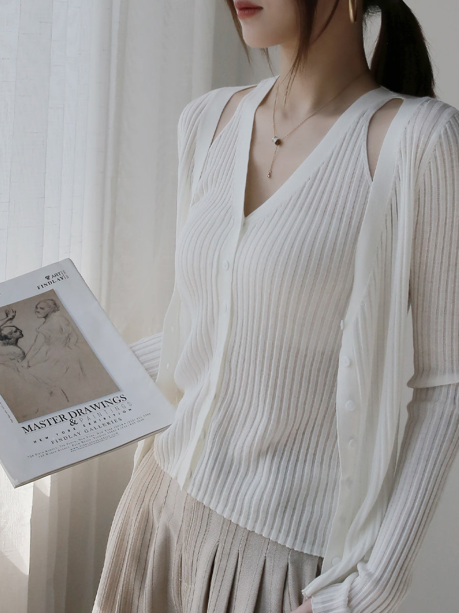 Faux Two-Piece Cardigan_BDHL7265