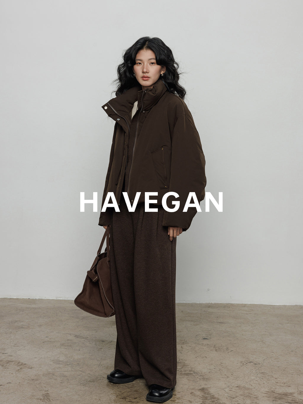 磨毛高腰闊腿褲_BDHL7962