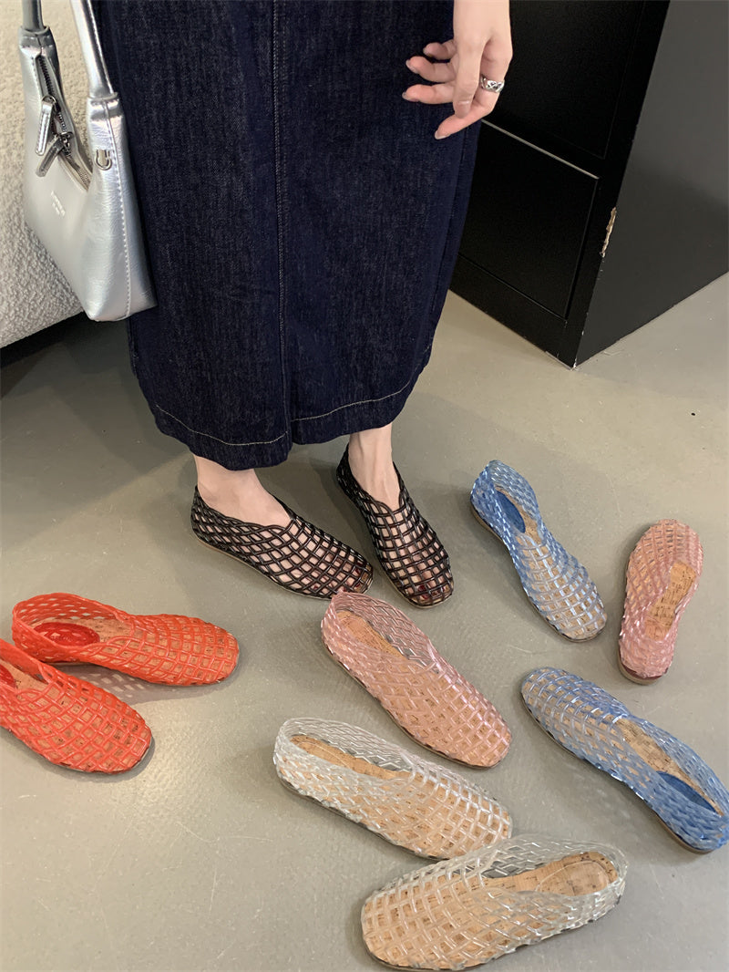 Flat Heel Mesh Shoes_BDHL7452