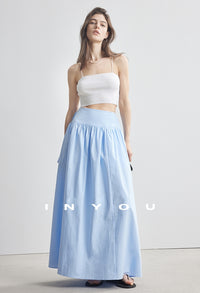 High-Waisted A-Line Skirt_BDHL7107