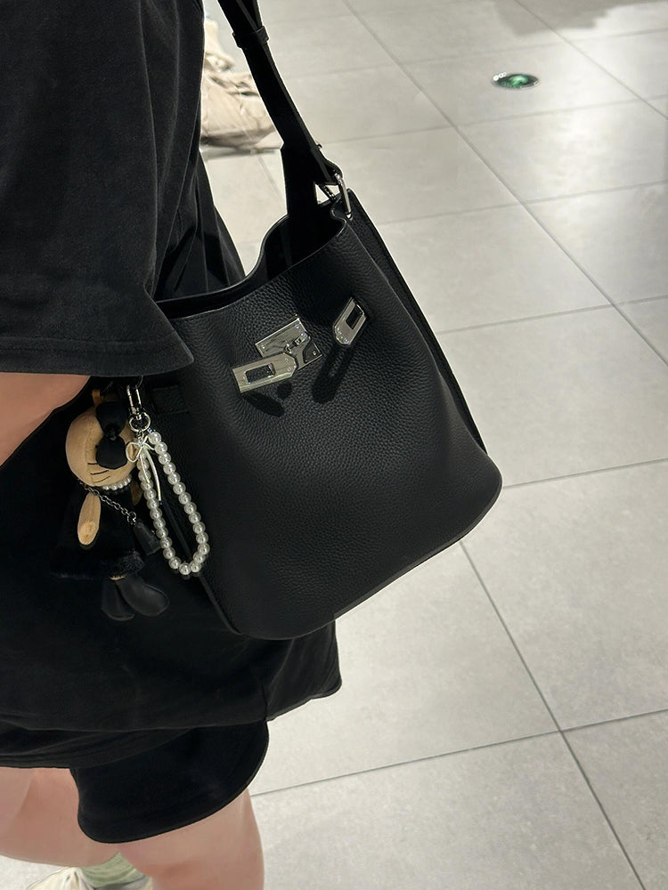 皮革水桶肩背包_BDHL7954