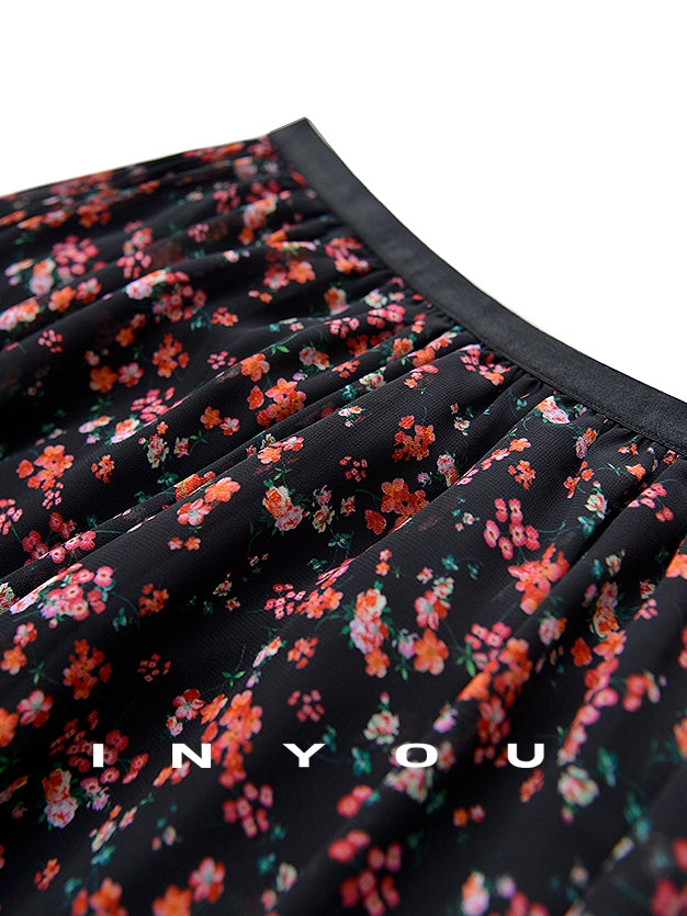 Print Design Loose-Fit Maxi Skirt_BDHL7750