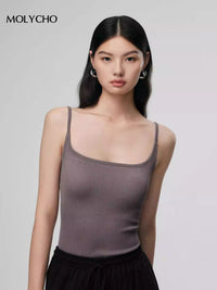 Slim-Fit Simple Camisole_BDHL7411