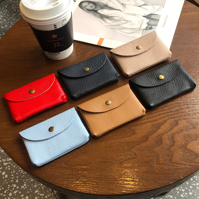 Genuine Leather Mini Card Wallet_BDHL8418