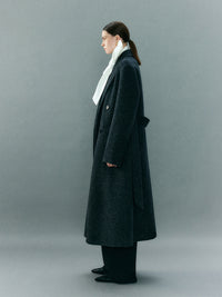 Double-sided minimalist style coat_BDHL5378