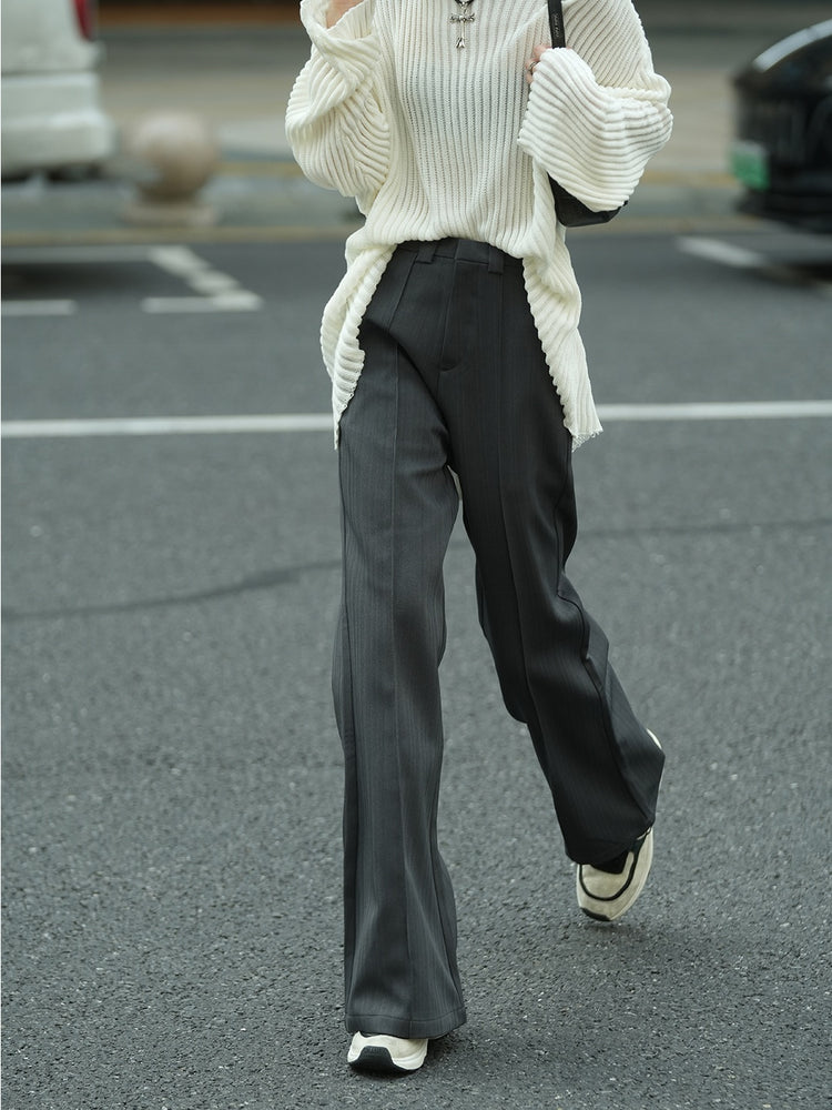 High Waist Loose Flared Pants_BDHL6434