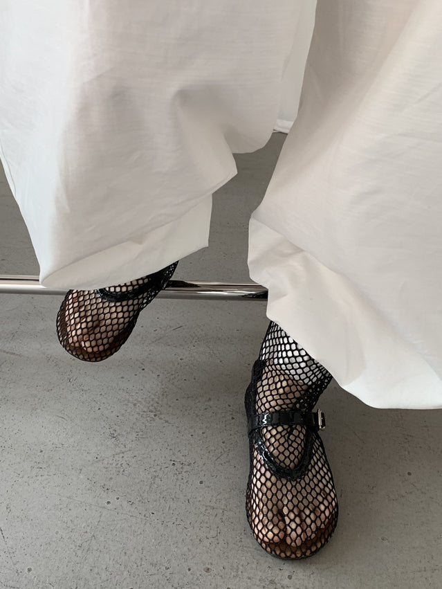 Mesh Fishnet Sandals_BDHL7460