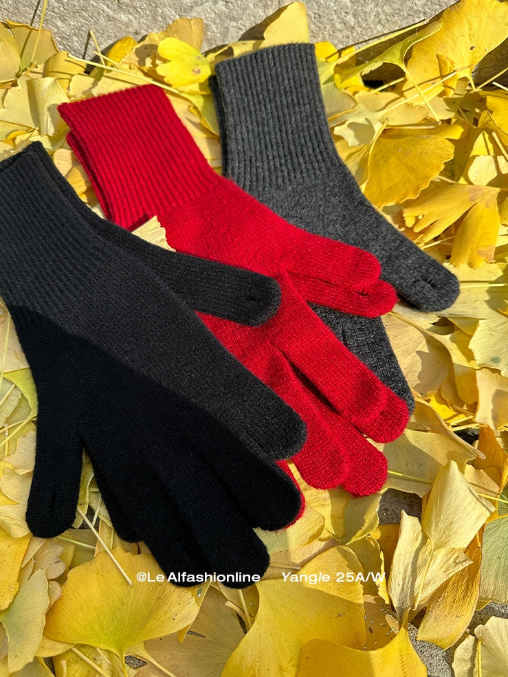 Knitted Short Scarf Or Gloves_BDHL8049