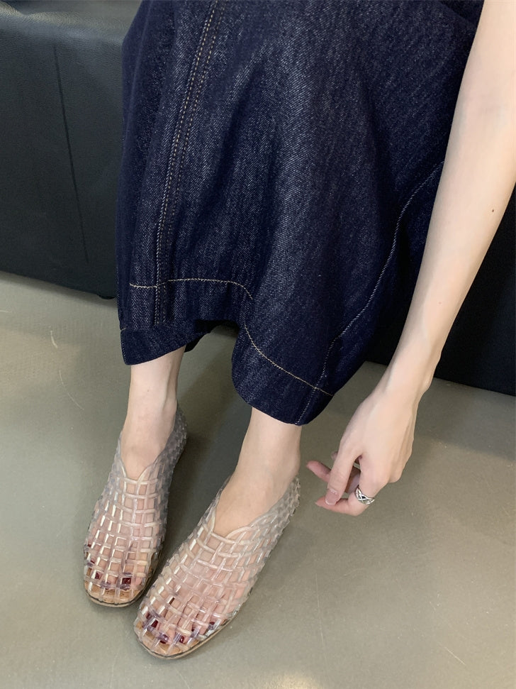 Flat Heel Mesh Shoes_BDHL7452