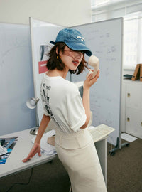 Double-Sided Printed White T-Shirt_BDHL5956