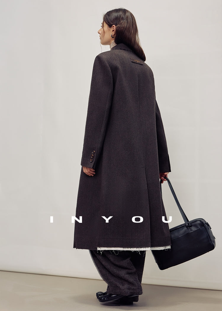 Lapel Collar Mid-Length Coat_BDHL7985