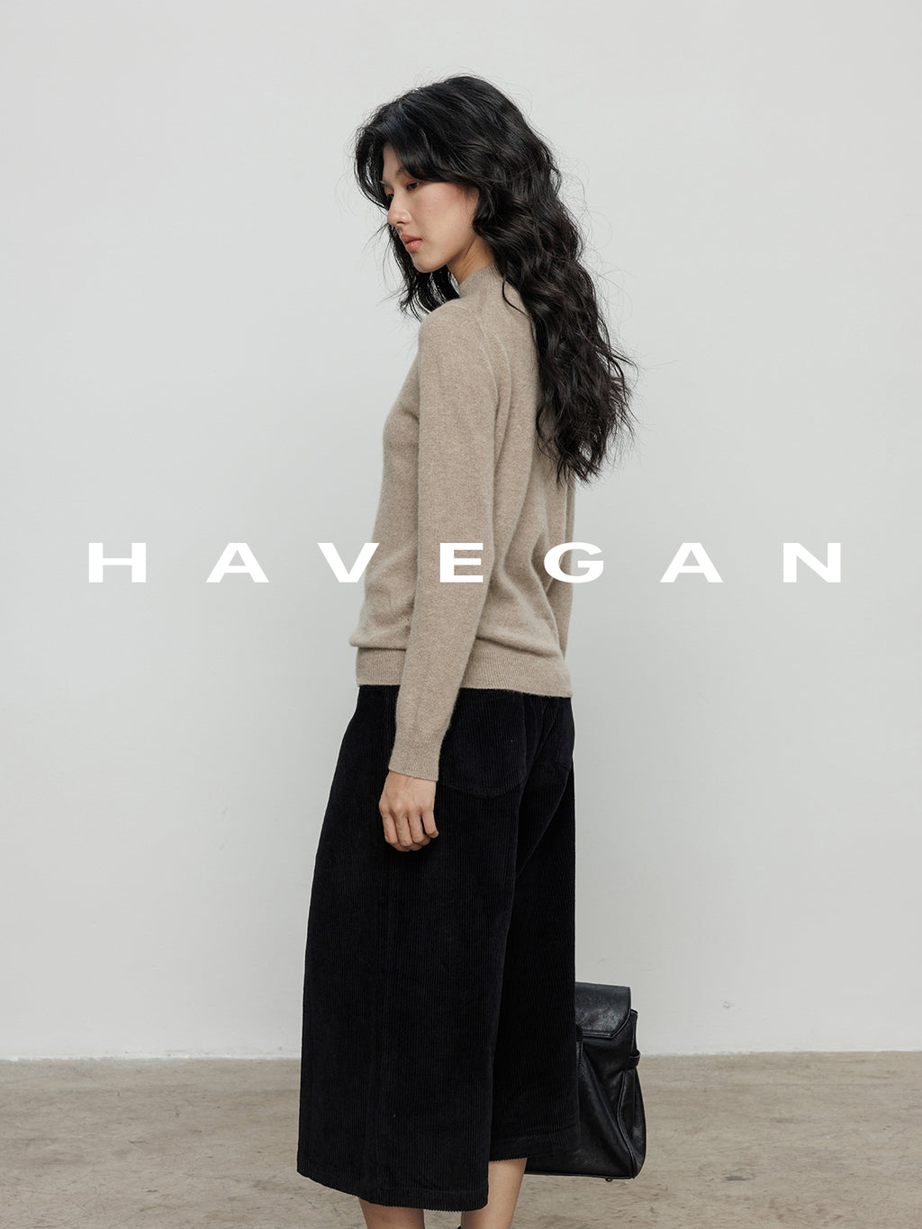 半高領針織上衣_BDHL7885