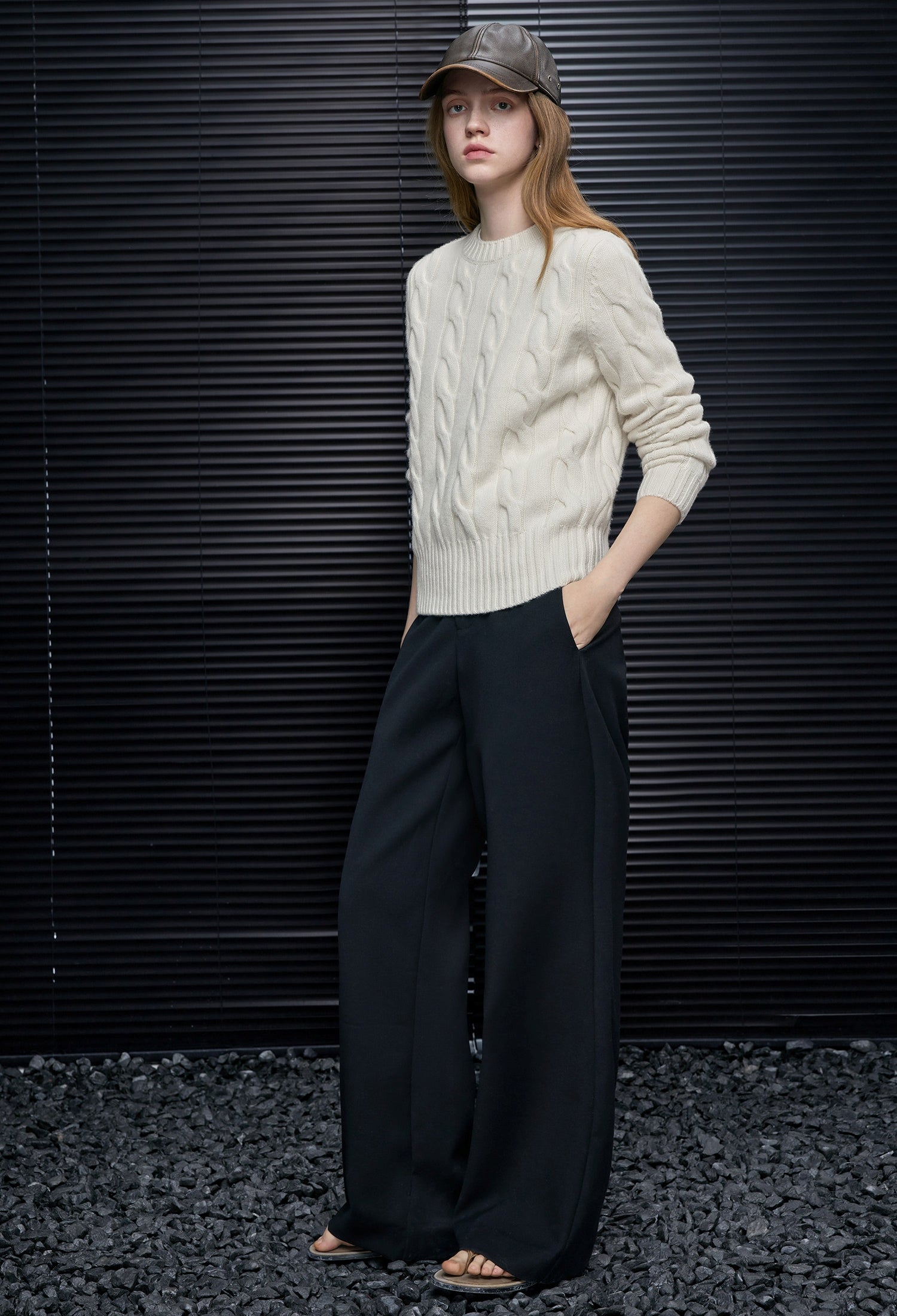 寬腿直筒褲_BDHL8073