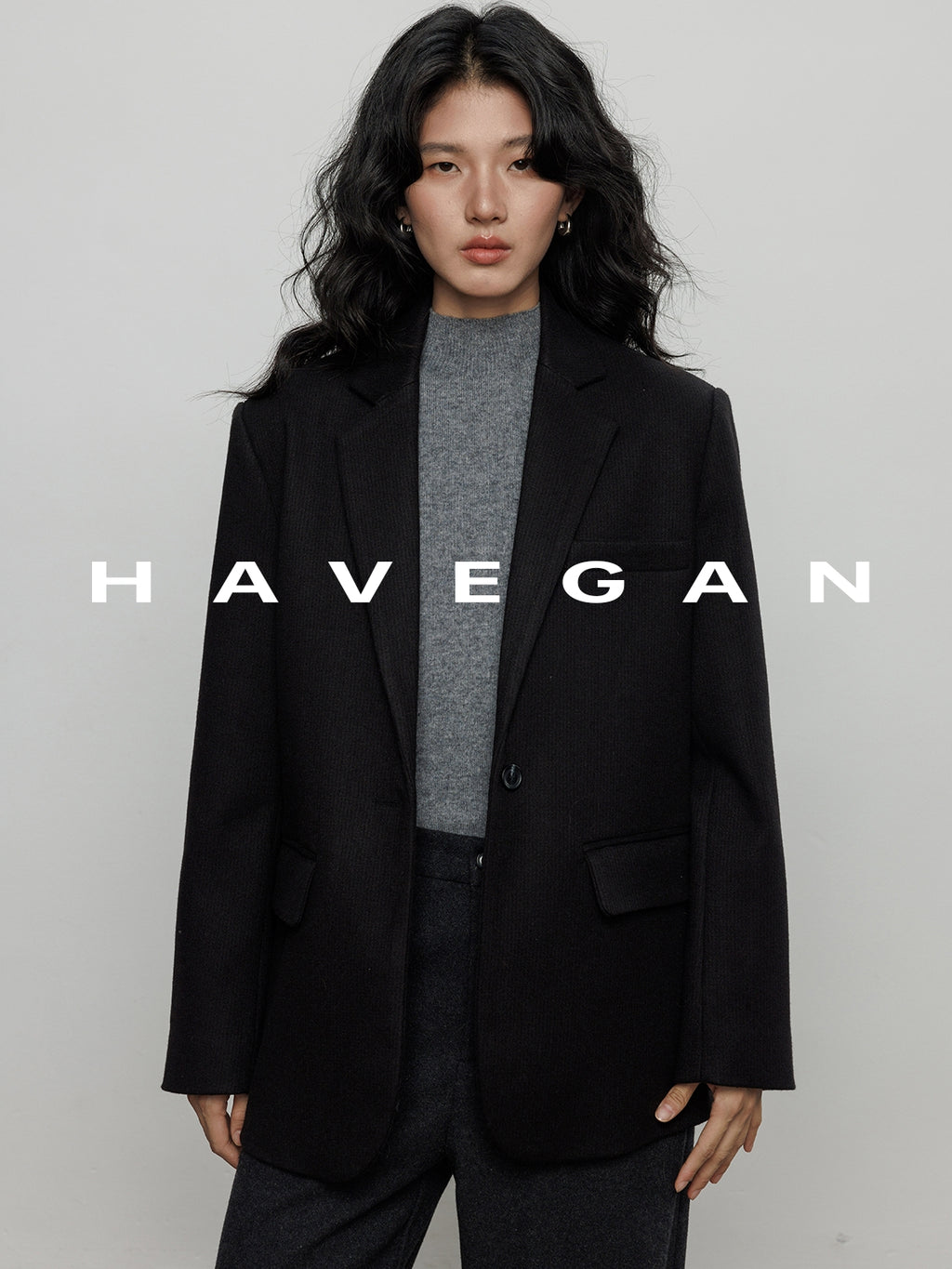 抓絨西裝外套_BDHL7969