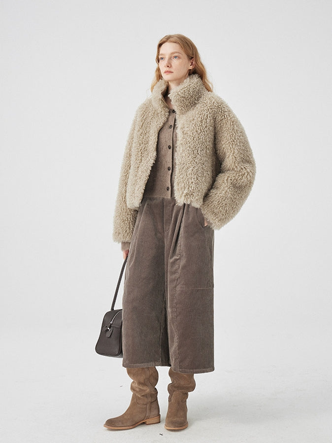 Corduroy Wide Cropped Pants_BDHL8116