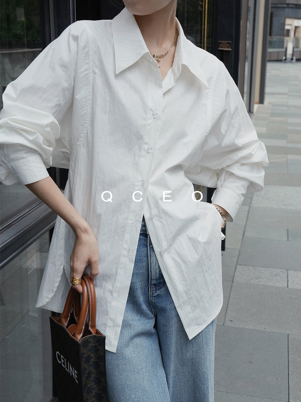 Loose-Fitting Silhouette Shirt_BDHL7744