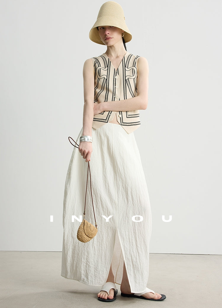 Printed Slim Vest Or Casual Pants_BDHL7485