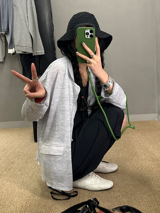薄版開襟衫外套_BDHL7256