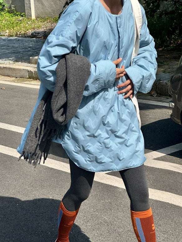 圓領套頭羽絨外套_BDHL8134