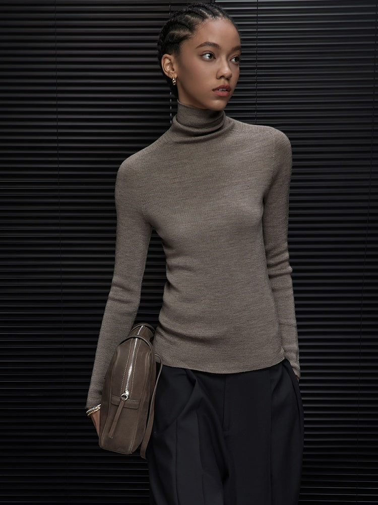 Retro Turtleneck Slim Knit_BDHL6582