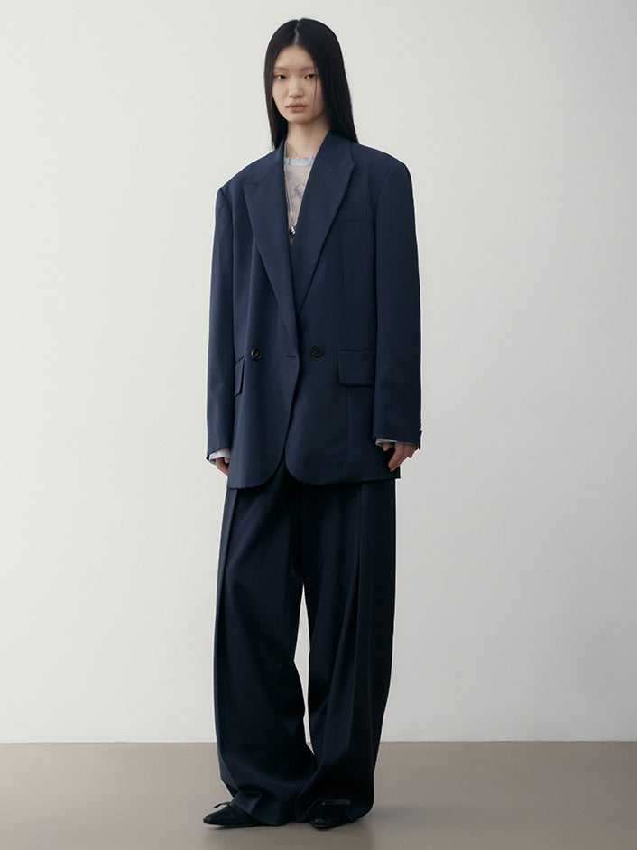 High Waisted Suit Wide Pants_BDHL6481